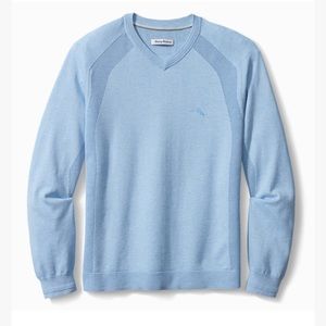 Tommy Bahama Island Zone Coolside V Neck Sweater NWT